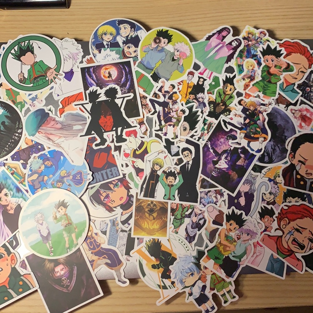 hunterxhunter handful of fanart stickers